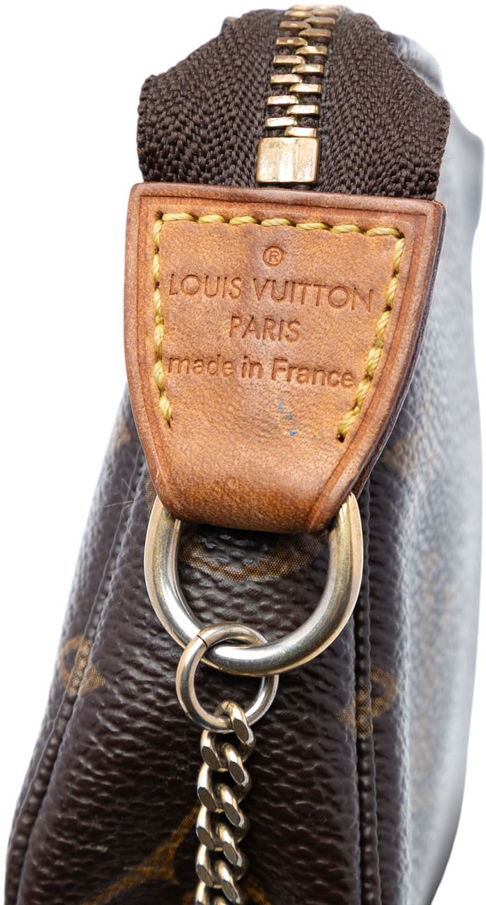 Louis Vuitton Monogram Mini Pochette Accessoires Bruin