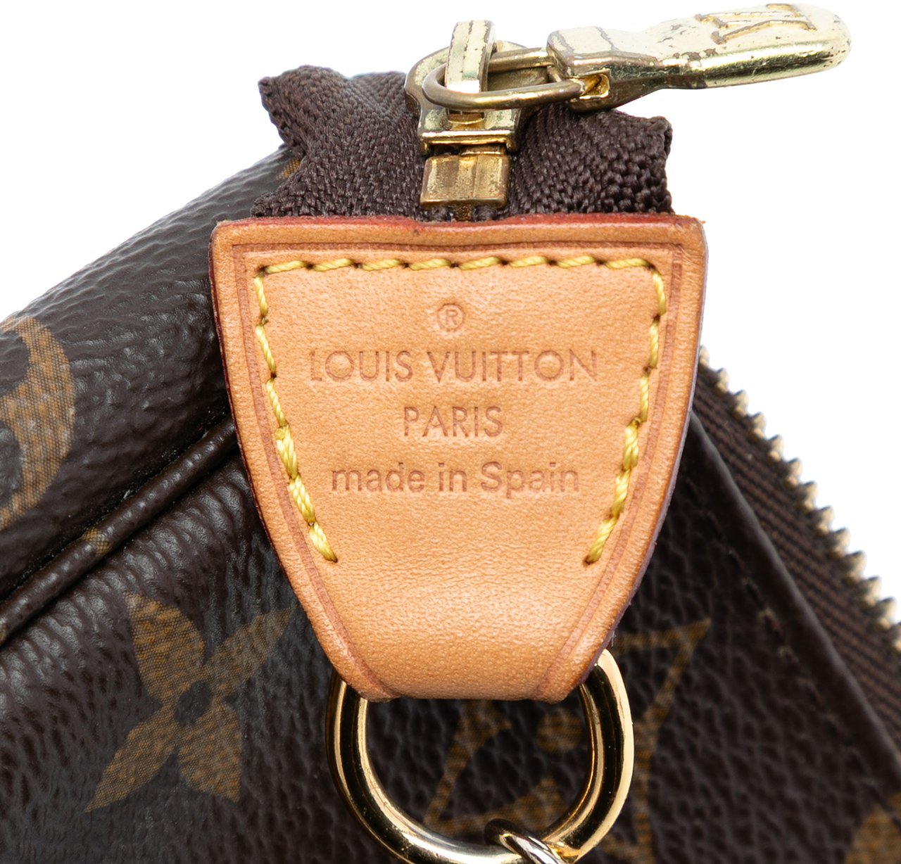 Louis Vuitton Monogram Mini Pochette Accessoires Bruin