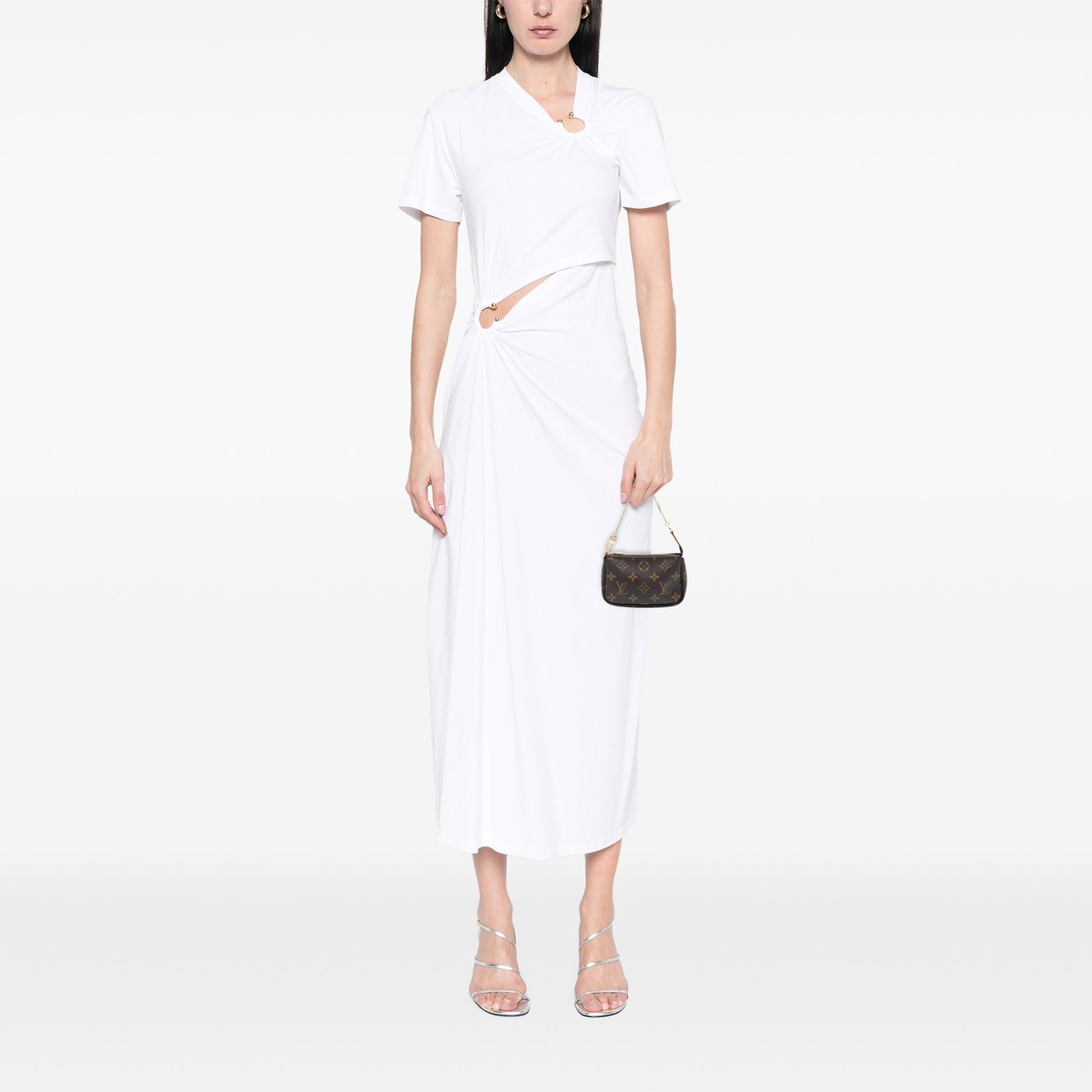 Louis Vuitton Monogram Mini Pochette Accessoires Bruin