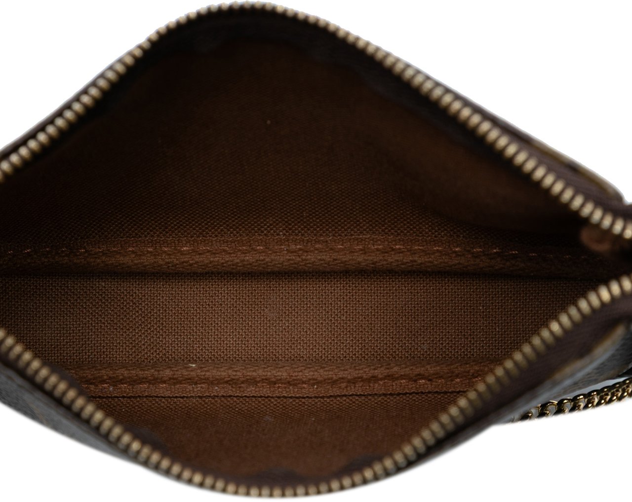 Louis Vuitton Monogram Mini Pochette Accessoires Bruin