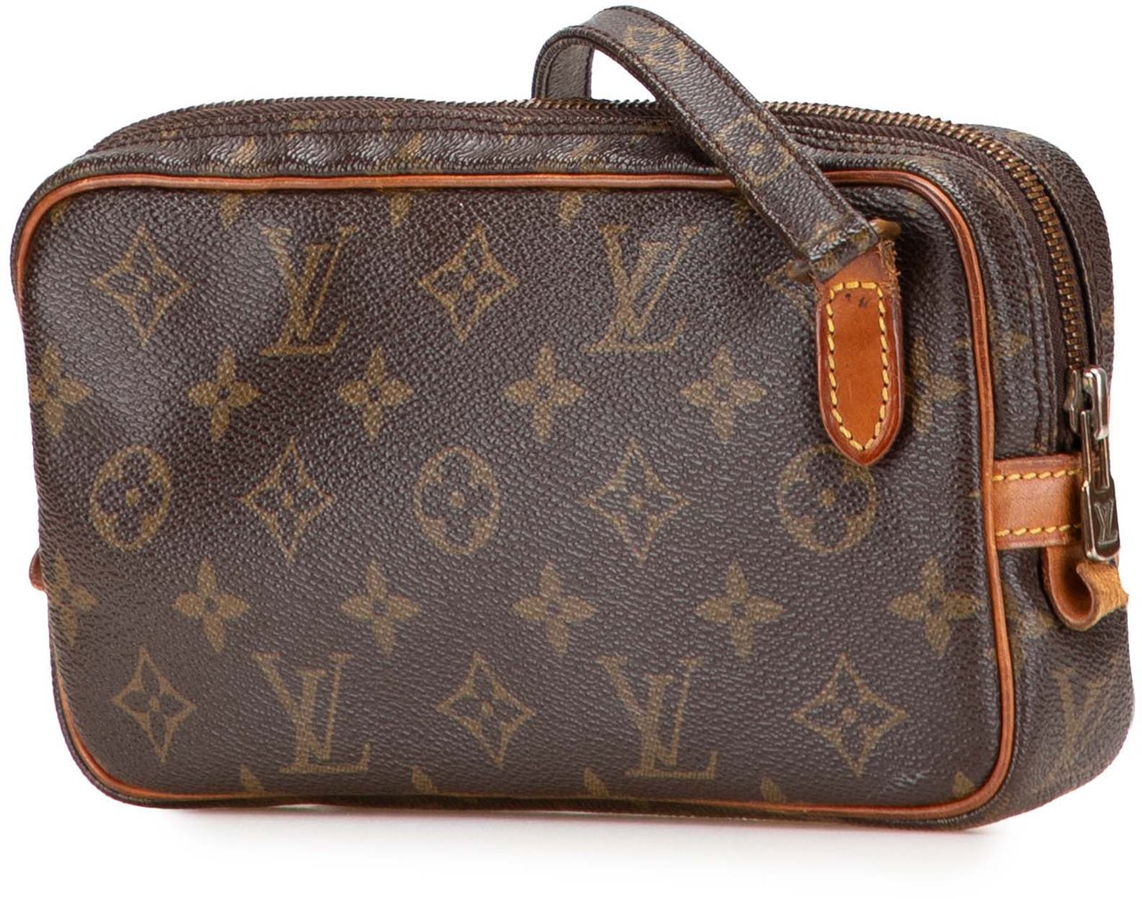 Louis Vuitton Monogram Pochette Marly Bandouliere Bruin