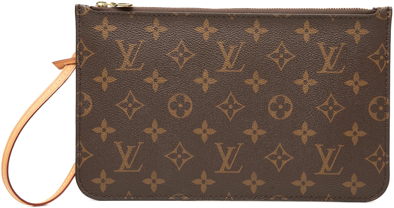 Louis Vuitton Monogram Neverfull Pouch Bruin