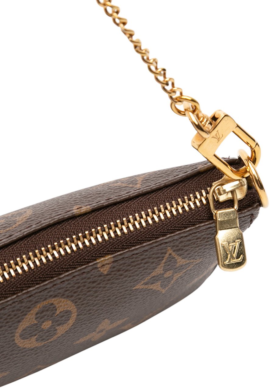 Louis Vuitton Monogram Mini Pochette Accessoires Bruin