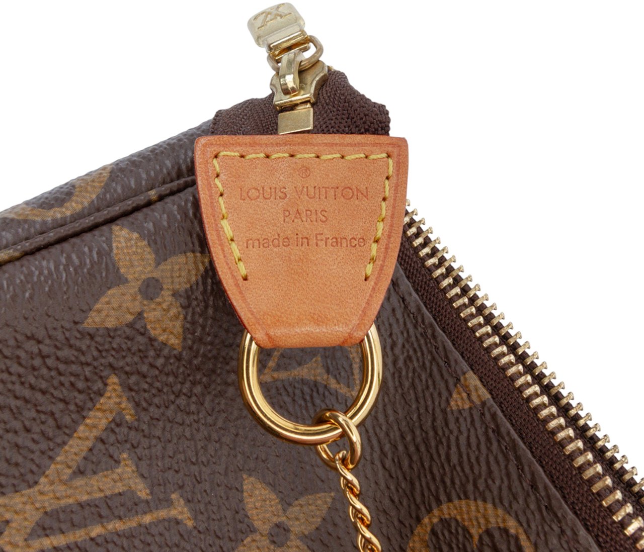 Louis Vuitton Monogram Mini Pochette Accessoires Bruin