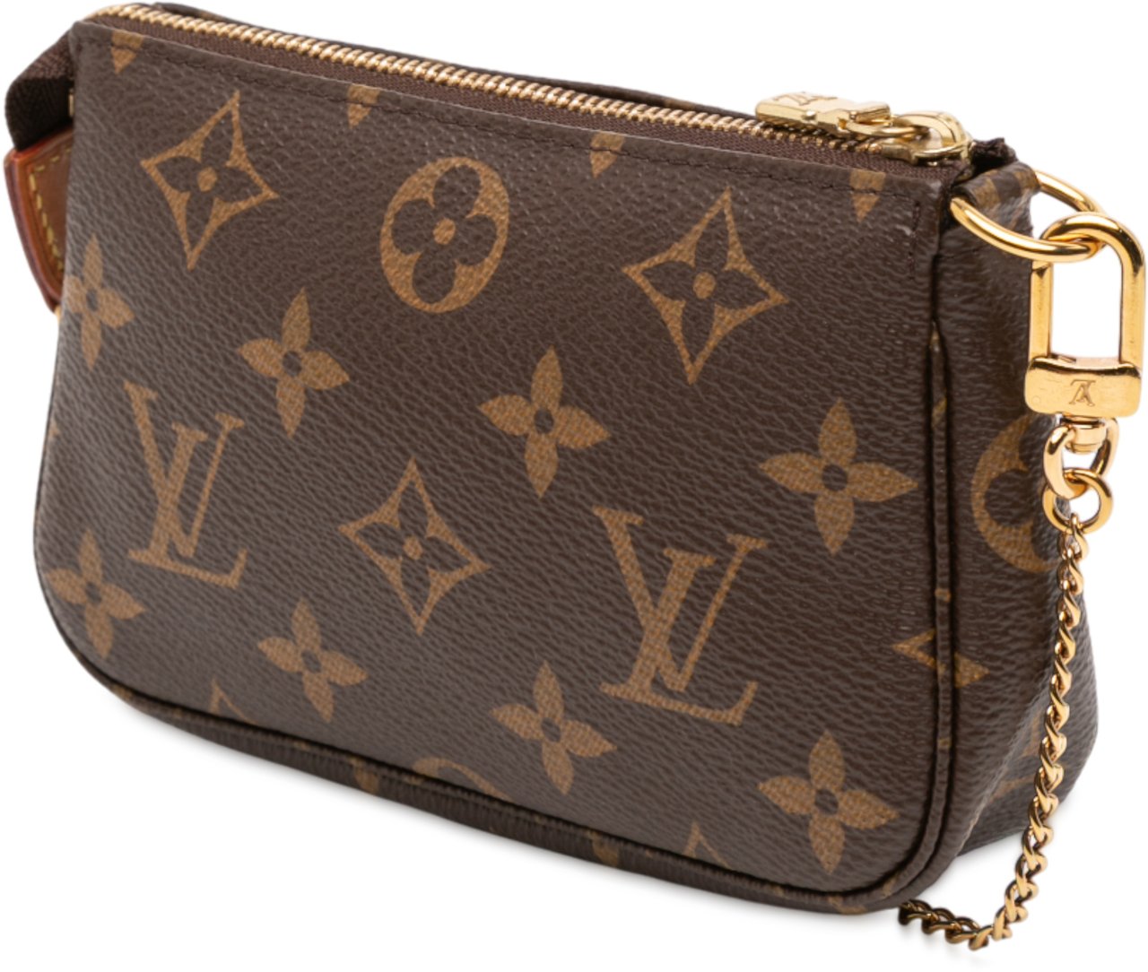 Louis Vuitton Monogram Mini Pochette Accessoires Bruin