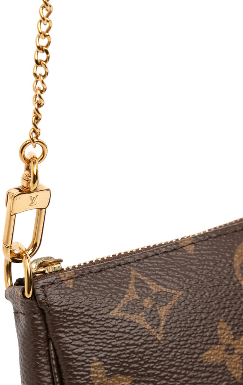 Louis Vuitton Monogram Mini Pochette Accessoires Bruin