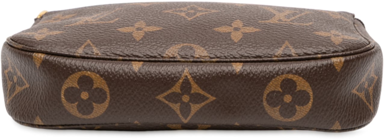 Louis Vuitton Monogram Mini Pochette Accessoires Bruin