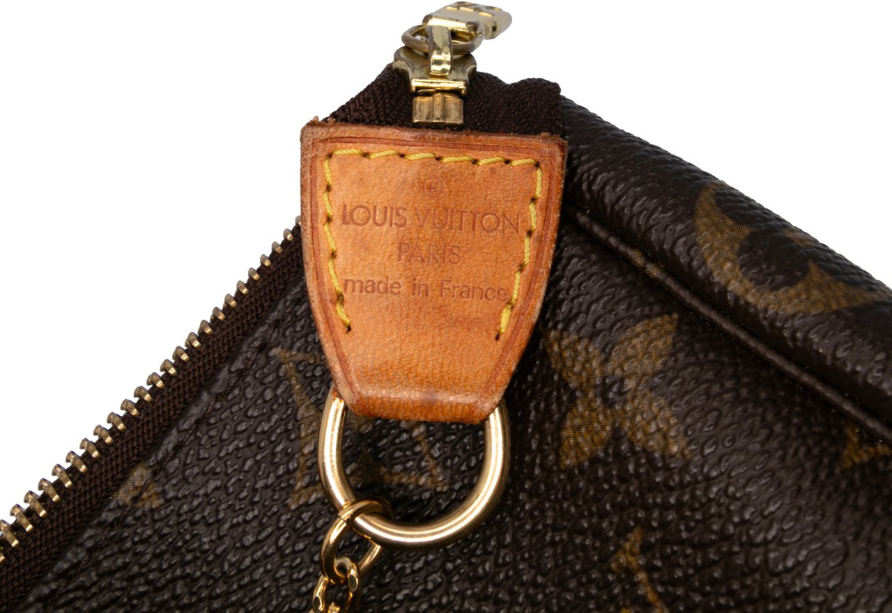 Louis Vuitton Monogram Mini Pochette Accessoires Bruin