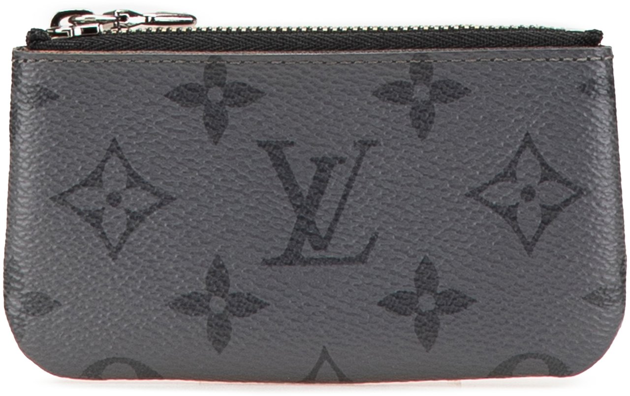 Louis Vuitton Monogram Eclipse Reverse Pochette Cles Grijs