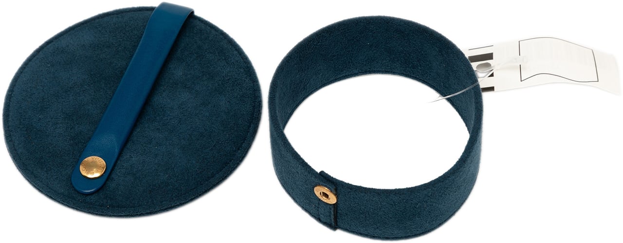 Louis Vuitton Epi Ecrin Bijoux Travel Jewelry Case Blauw