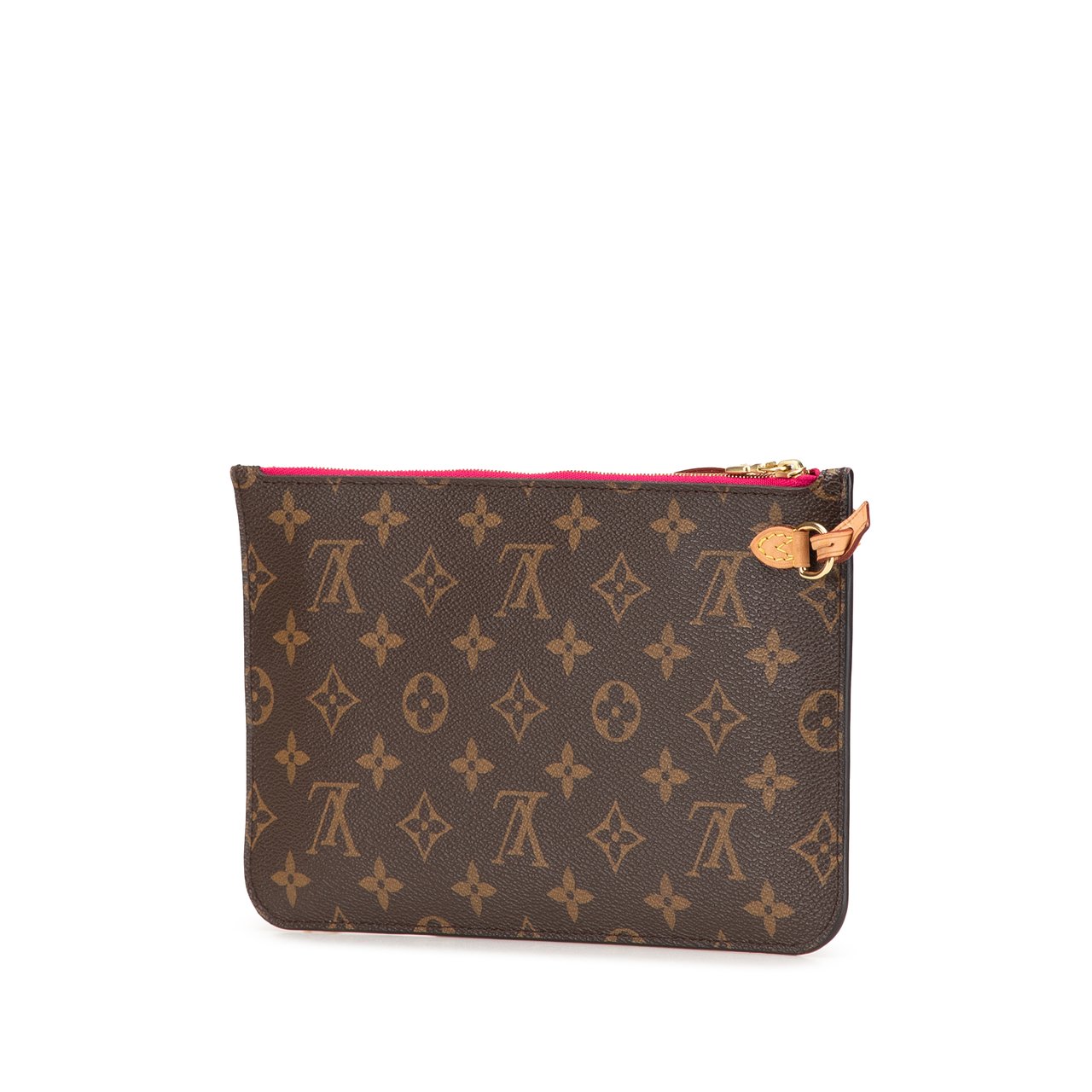 Louis Vuitton Monogram Neverfull Pouch Bruin