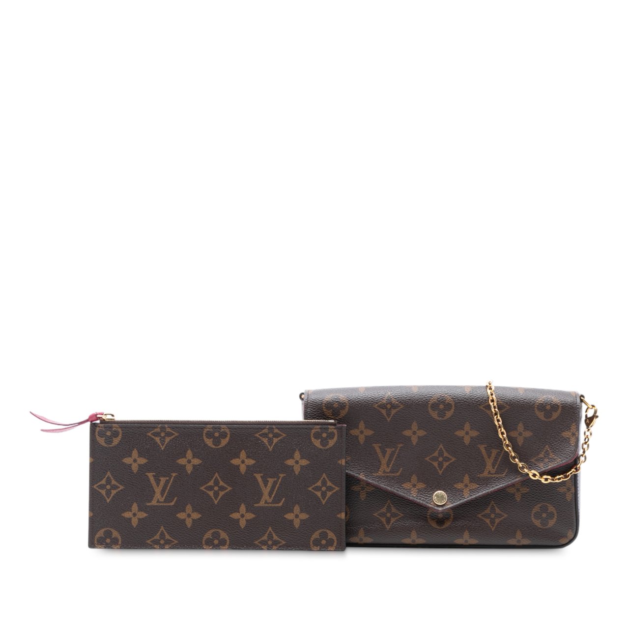 Louis Vuitton Monogram Pochette Felicie Bruin
