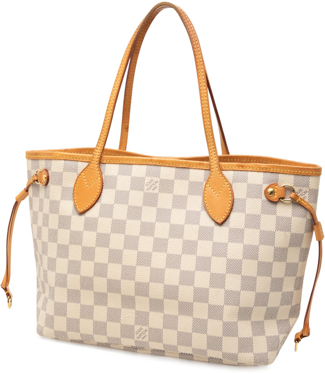 Louis Vuitton Damier Azur Neverfull PM Wit