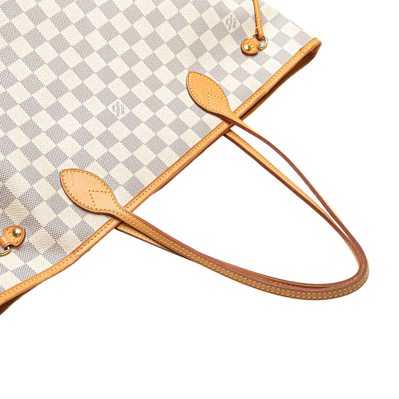Louis Vuitton Damier Azur Neverfull MM Wit