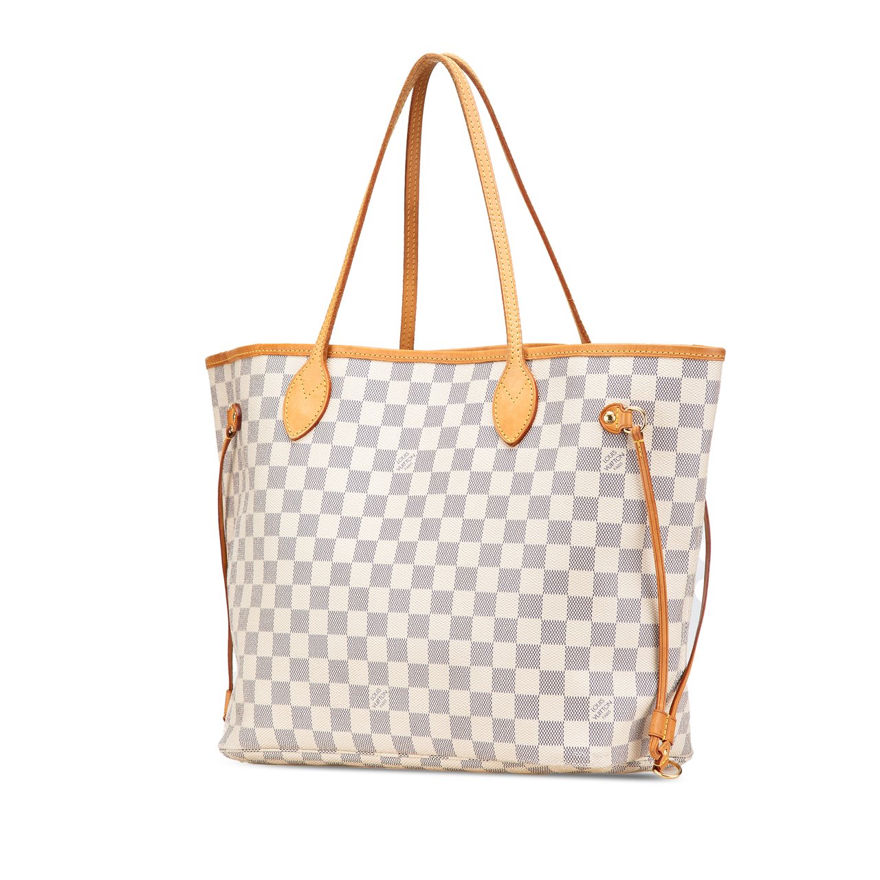 Louis Vuitton Damier Azur Neverfull MM Wit