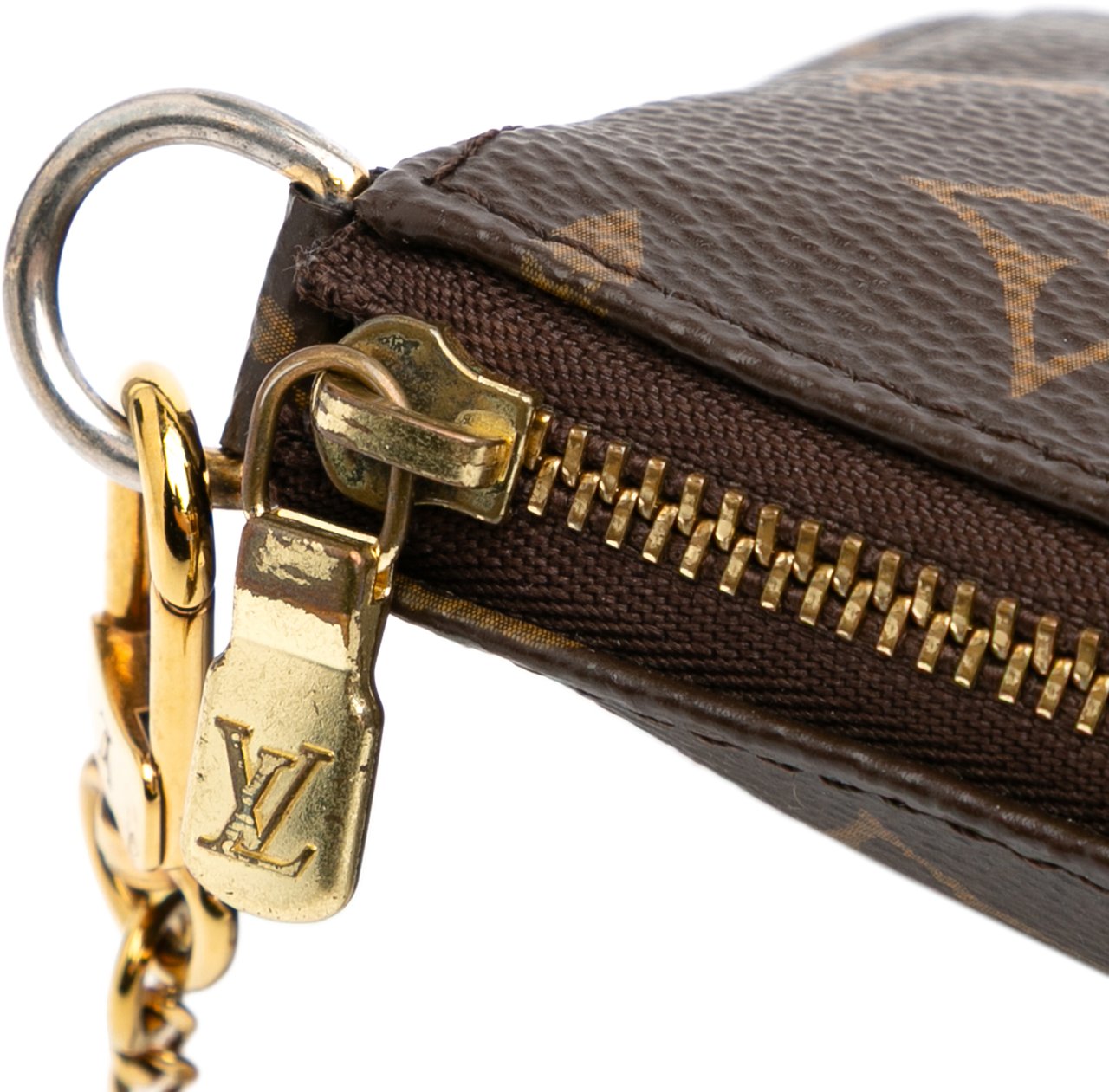 Louis Vuitton Monogram Mini Pochette Accessoires Bruin