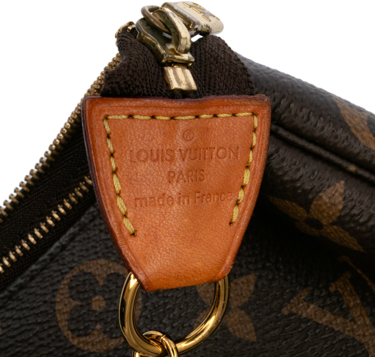 Louis Vuitton Monogram Mini Pochette Accessoires Bruin