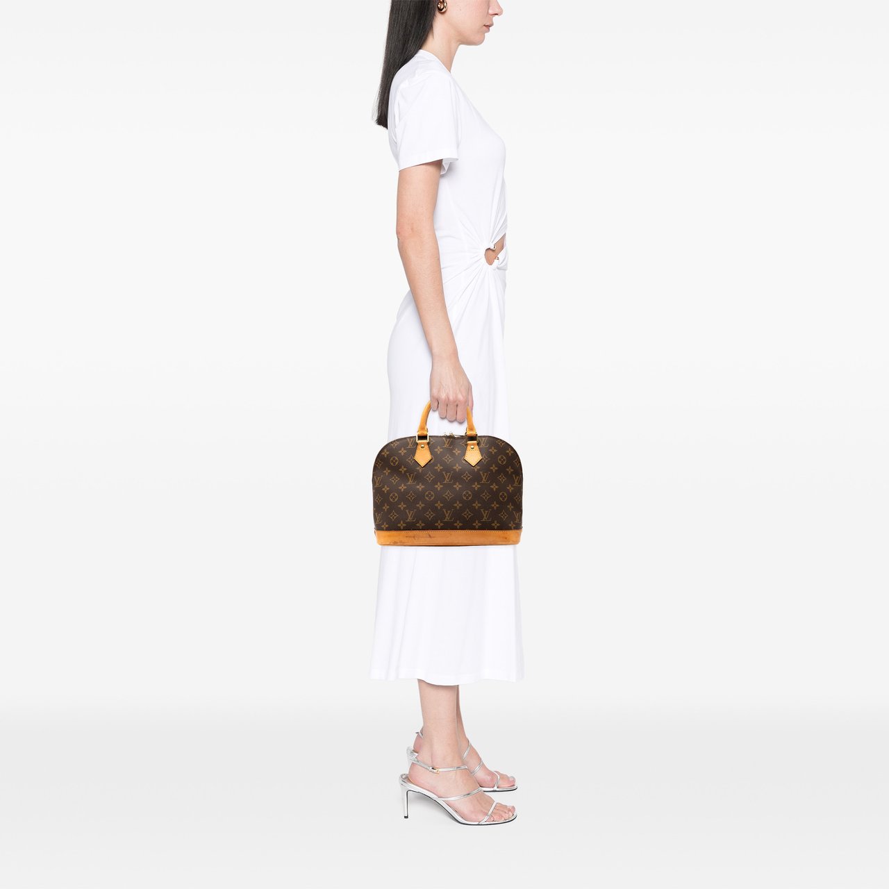 Louis Vuitton Monogram Alma PM Bruin