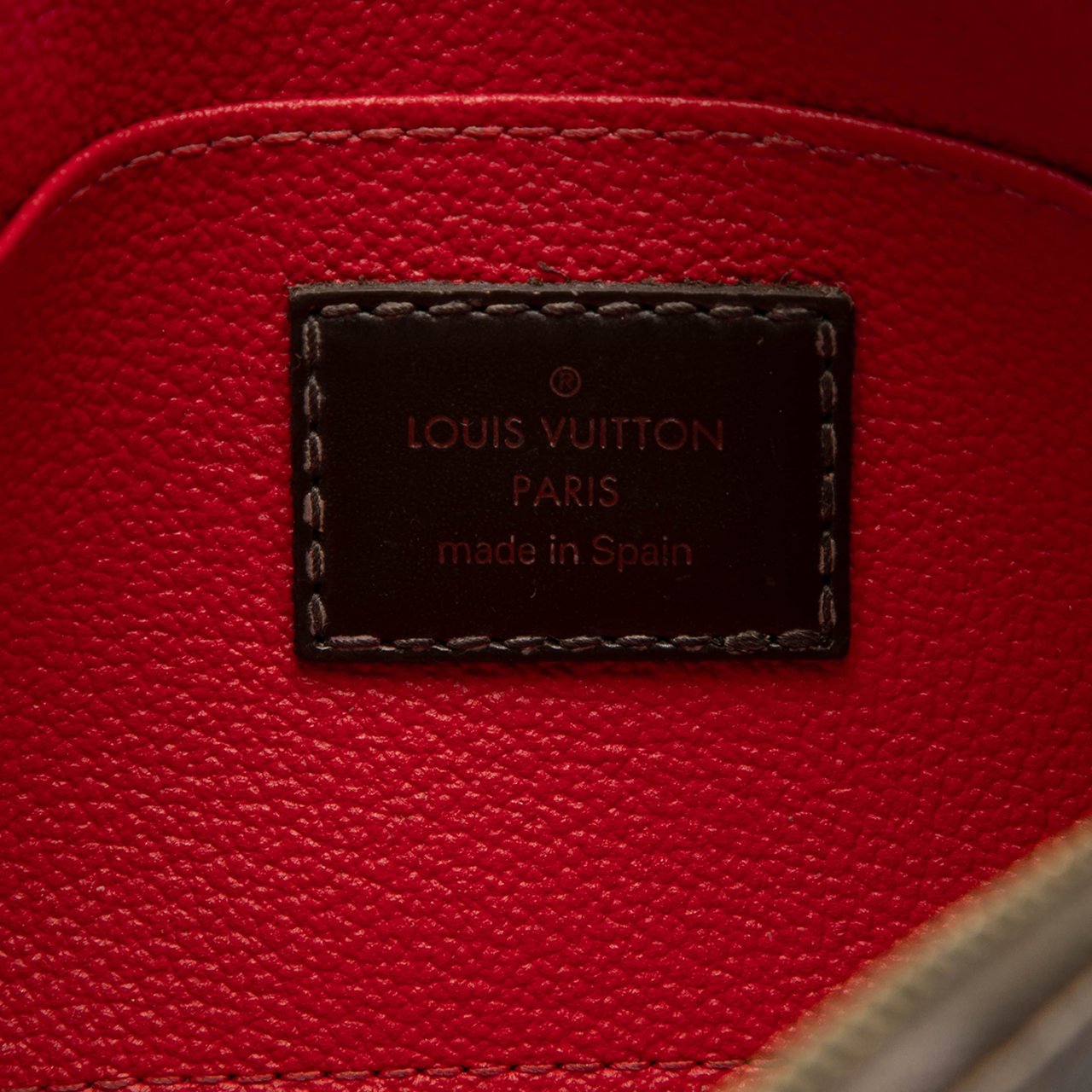 Louis Vuitton Damier Ebene Cosmetic Pouch PM Bruin