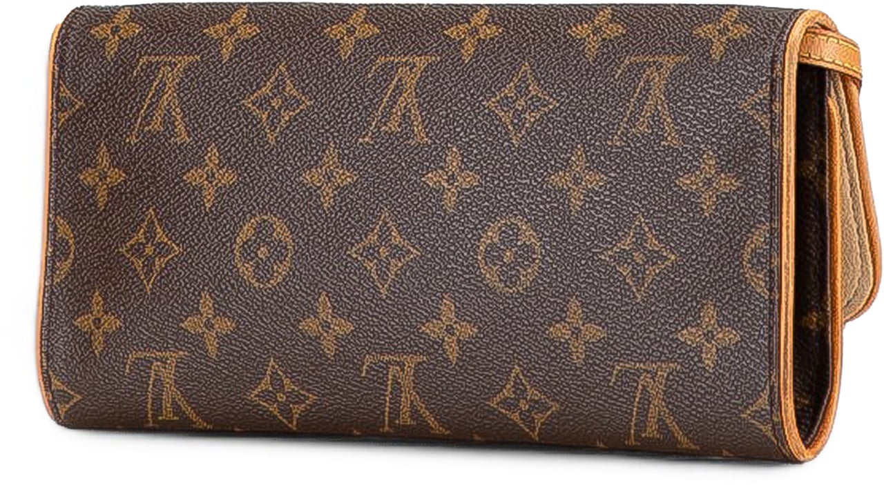 Louis Vuitton Monogram Pochette Twin GM Bruin