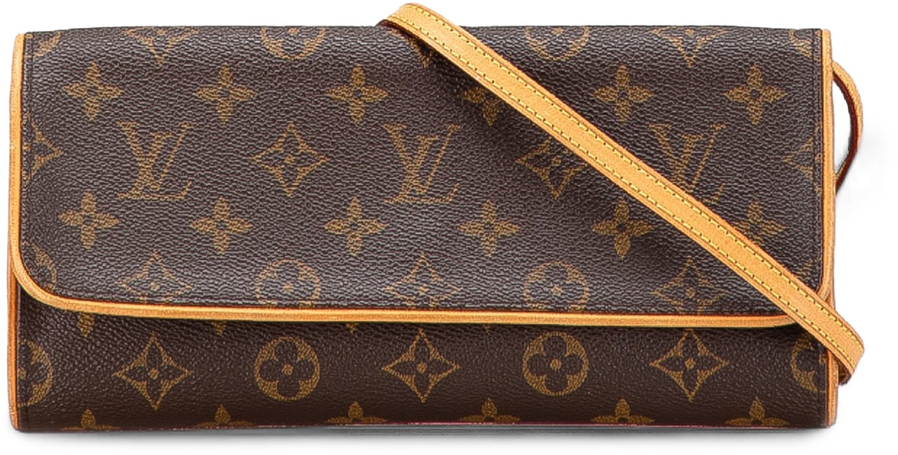 Louis Vuitton Monogram Pochette Twin GM Bruin