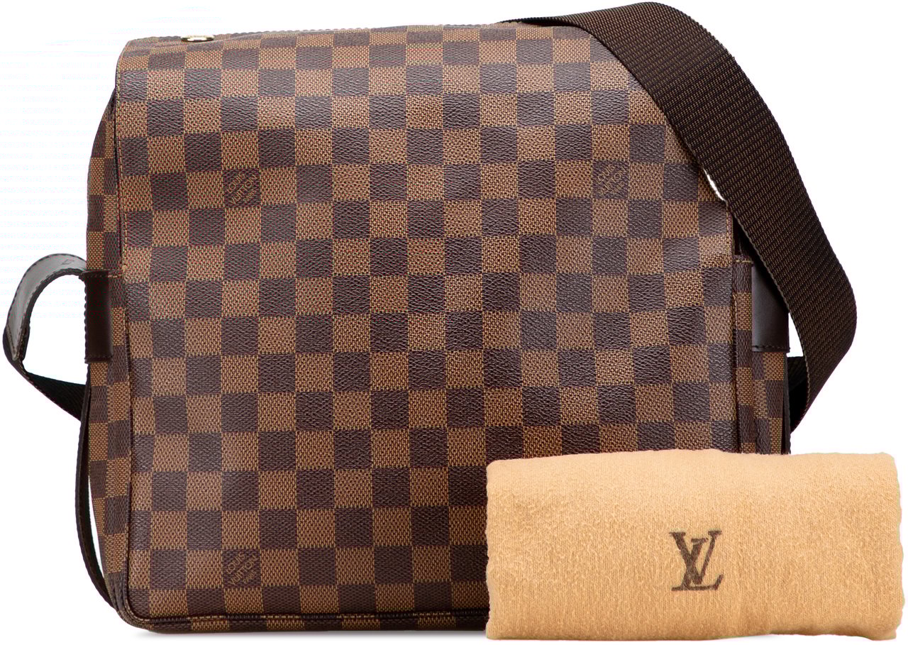 Louis Vuitton Damier Ebene Naviglio Bruin