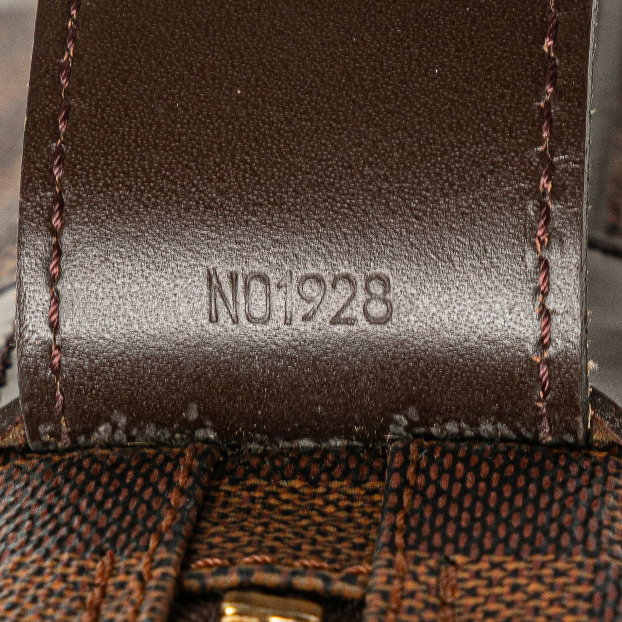 Louis Vuitton Damier Ebene Naviglio Bruin