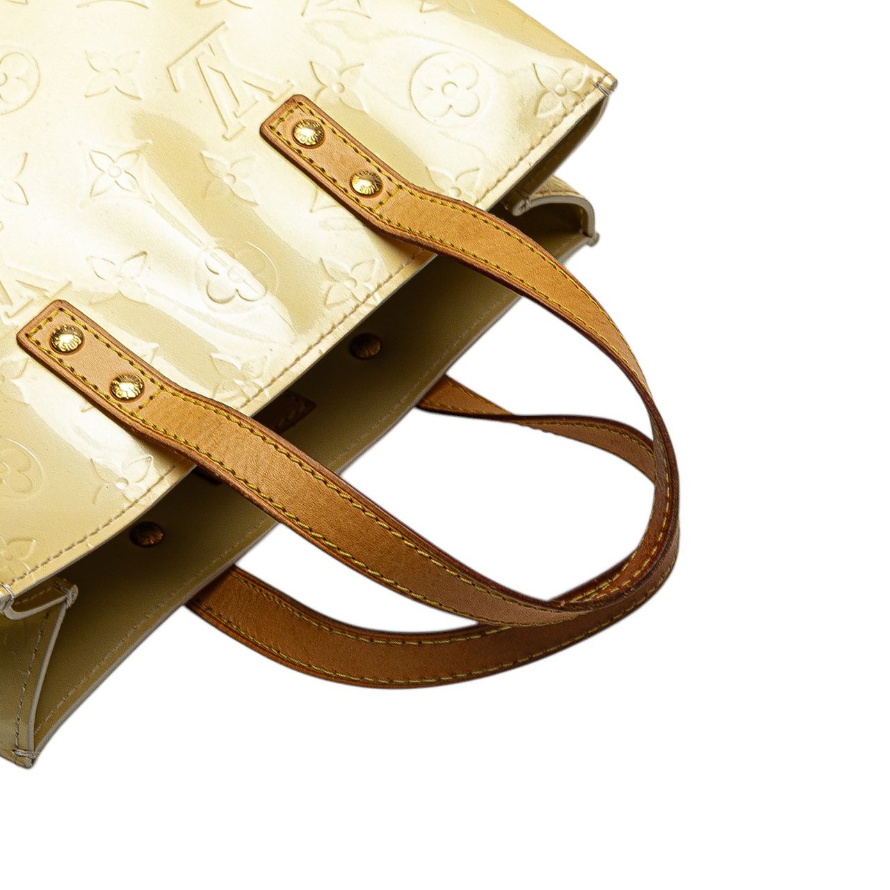 Louis Vuitton Monogram Vernis Reade PM Wit