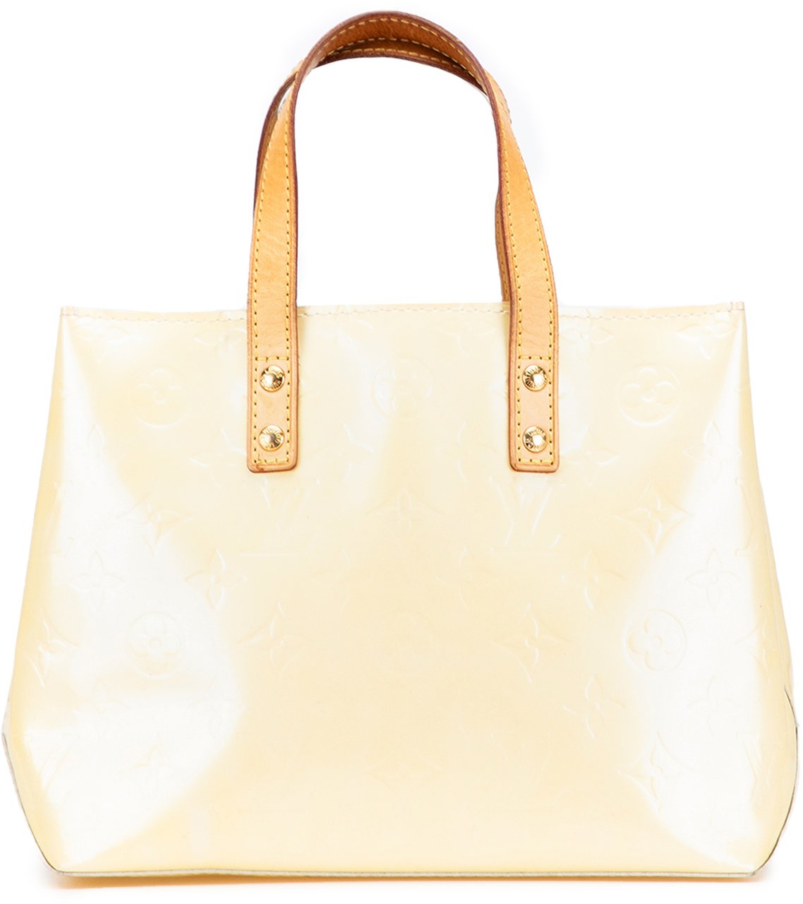 Louis Vuitton Monogram Vernis Reade PM Wit