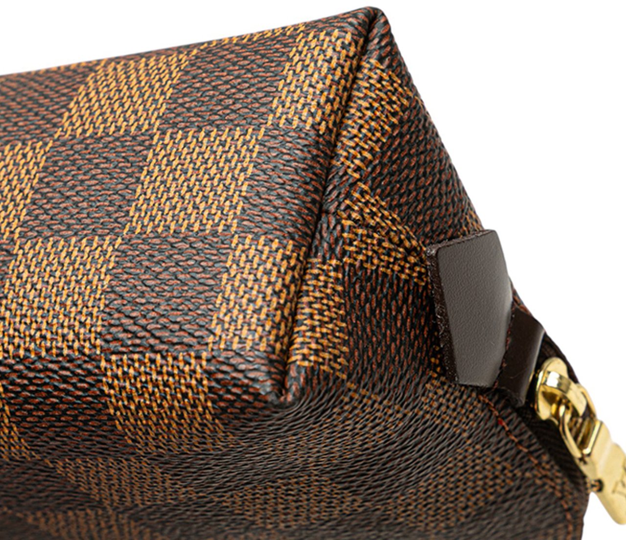Louis Vuitton Damier Ebene Cosmetic Pouch PM Bruin