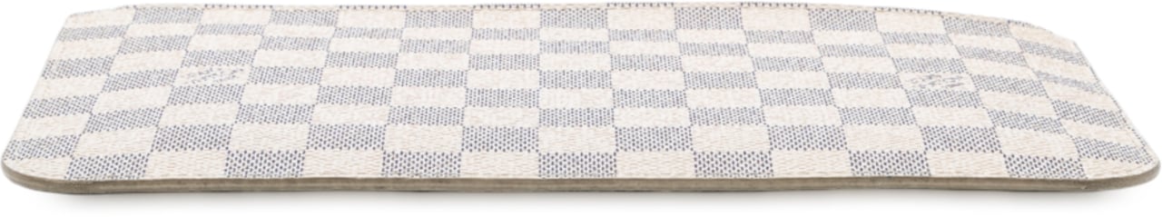Louis Vuitton Damier Azur Neverfull MM Pouch Wit