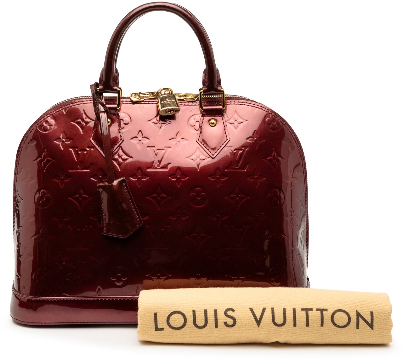Louis Vuitton Monogram Vernis Alma PM Rood