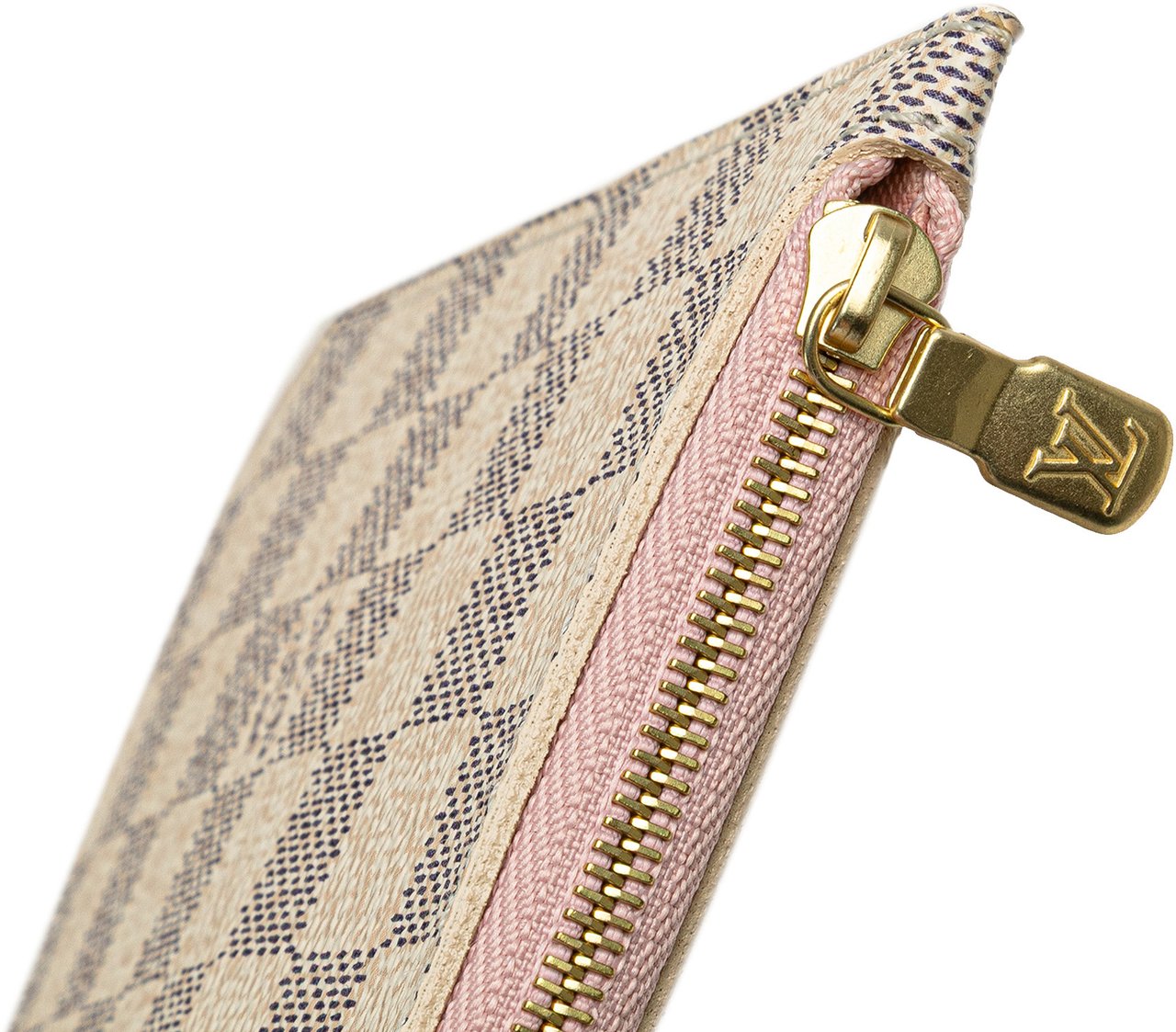 Louis Vuitton Damier Azur Neverfull Pouch MM Wit