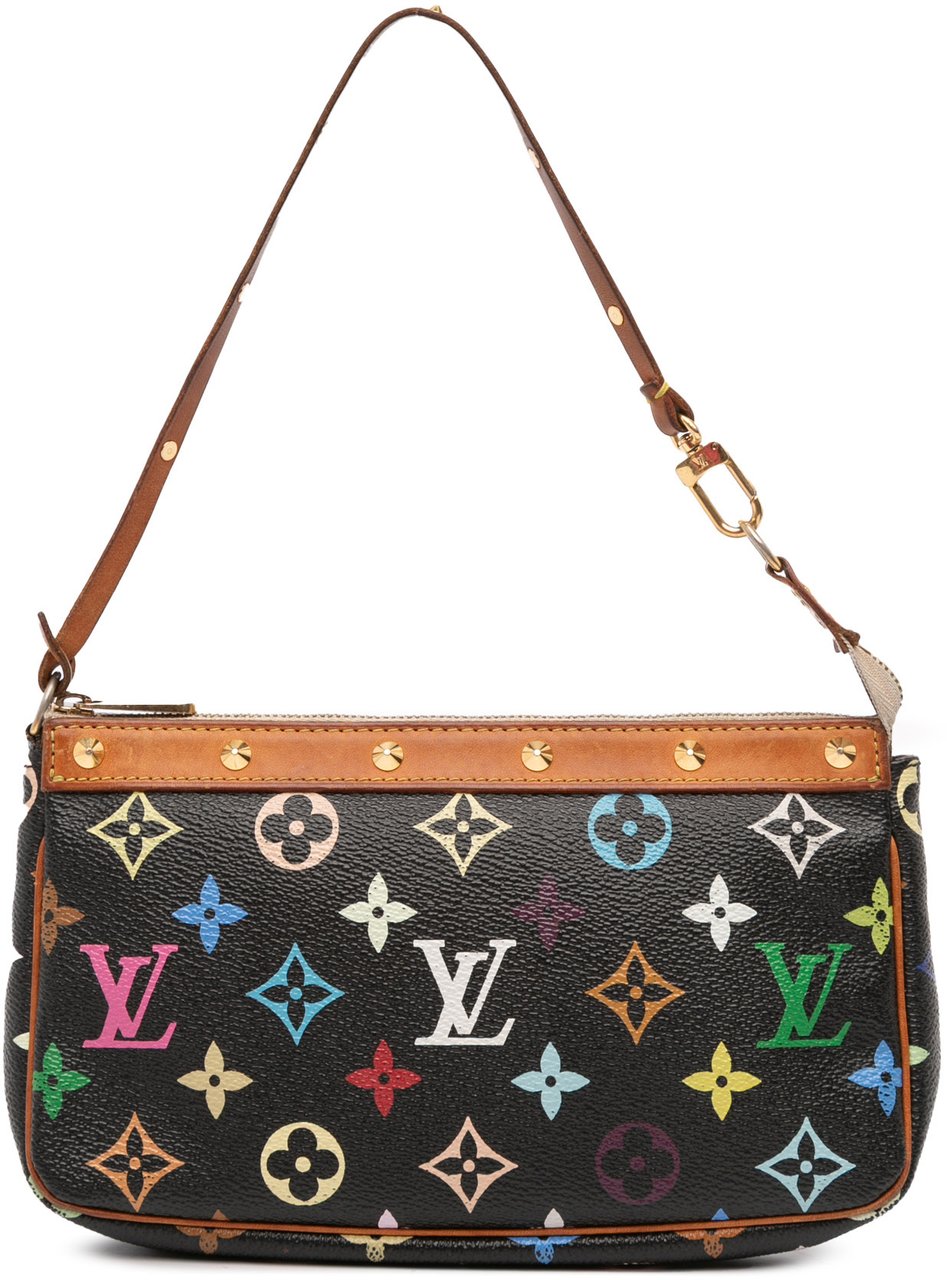 Louis Vuitton Monogram Multicolore Pochette Accessoires Zwart