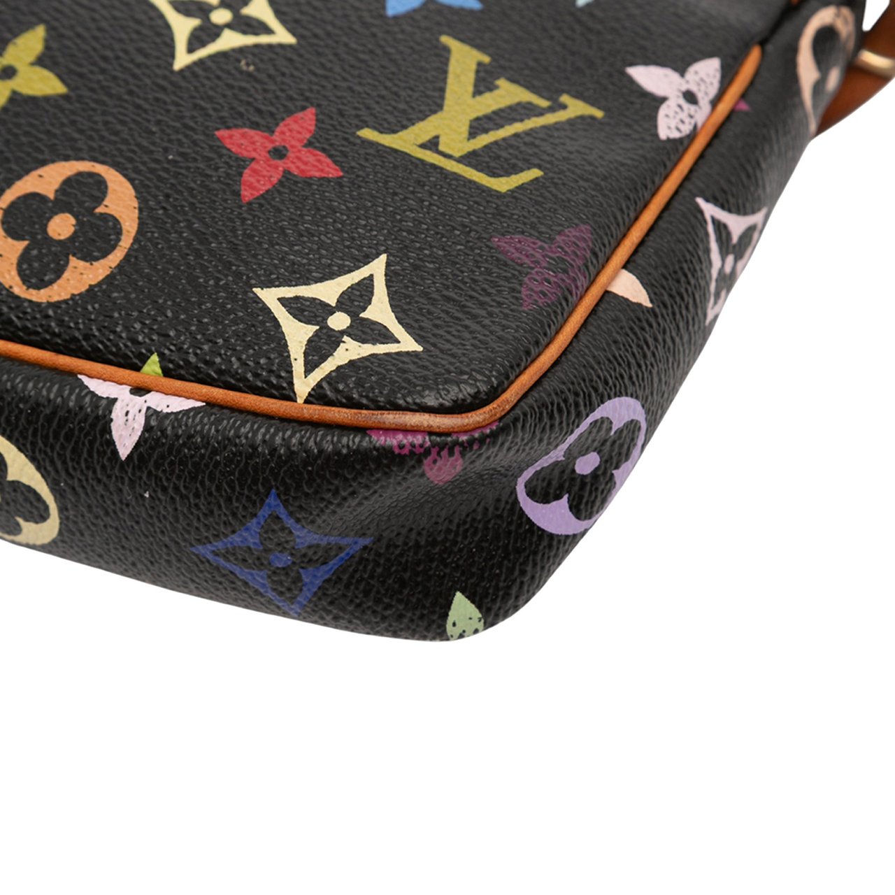 Louis Vuitton Monogram Multicolore Pochette Accessoires Zwart