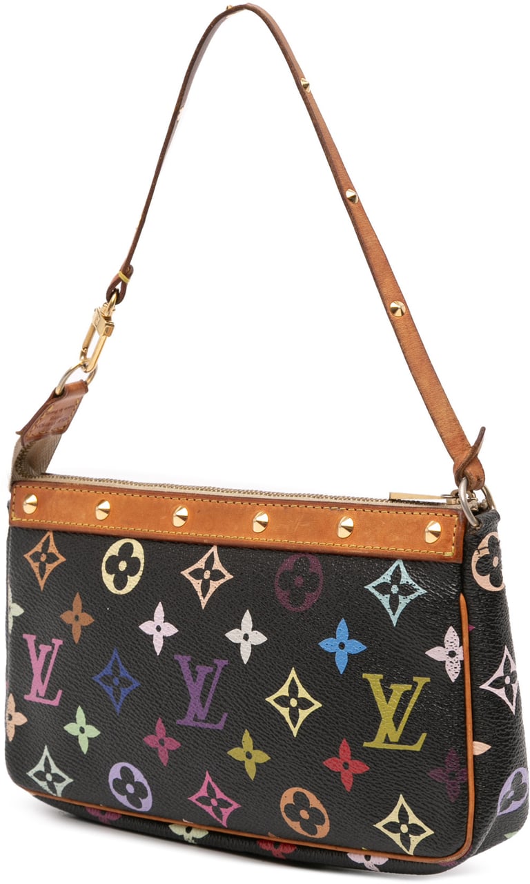 Louis Vuitton Monogram Multicolore Pochette Accessoires Zwart