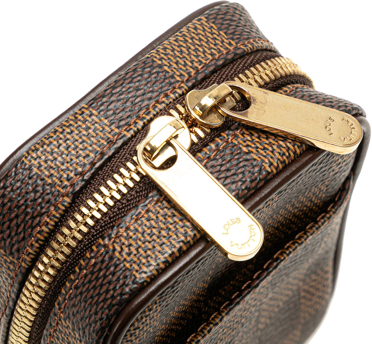 Louis Vuitton Damier Ebene Etui Okapi PM Bruin