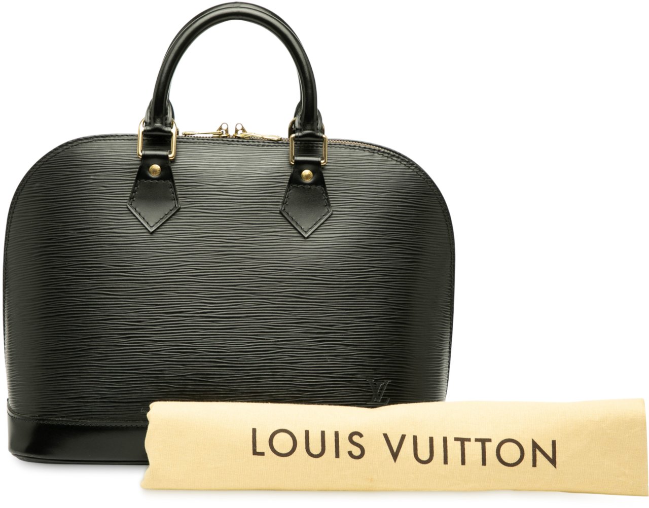 Louis Vuitton Epi Alma PM Zwart