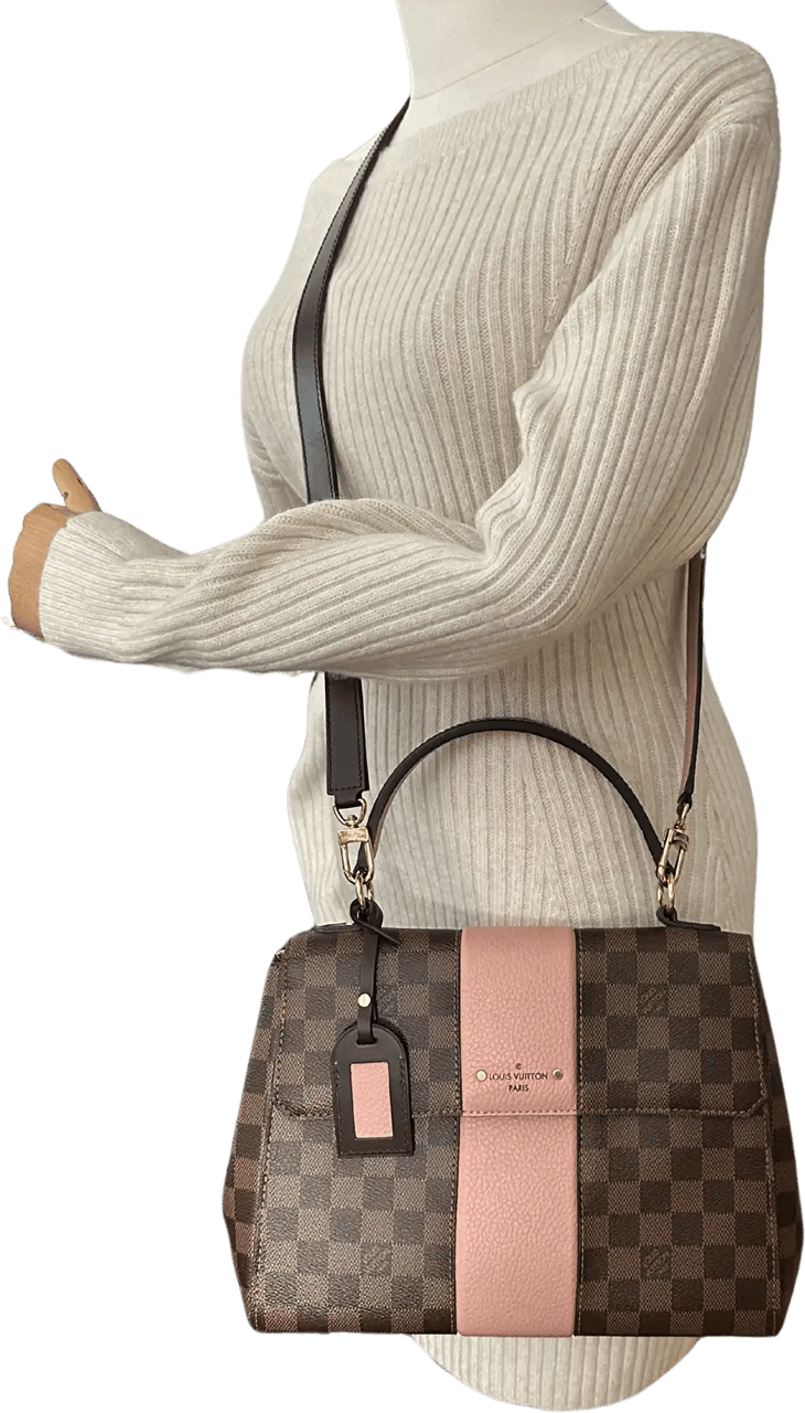 Louis Vuitton Louis Vuitton Bond Street MM Damier Ebene Canvas Magnolia N64417 / very good Bruin
