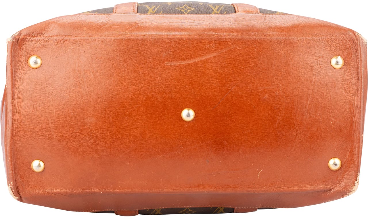 Louis Vuitton Canvas Monogram Sac Weekend GM Handbag Bruin