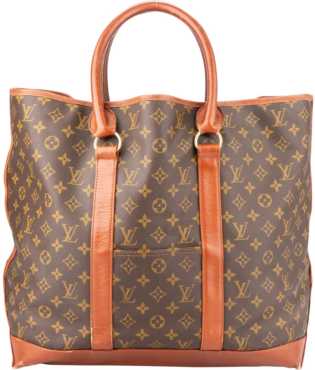Louis Vuitton Canvas Monogram Sac Weekend GM Handbag Bruin