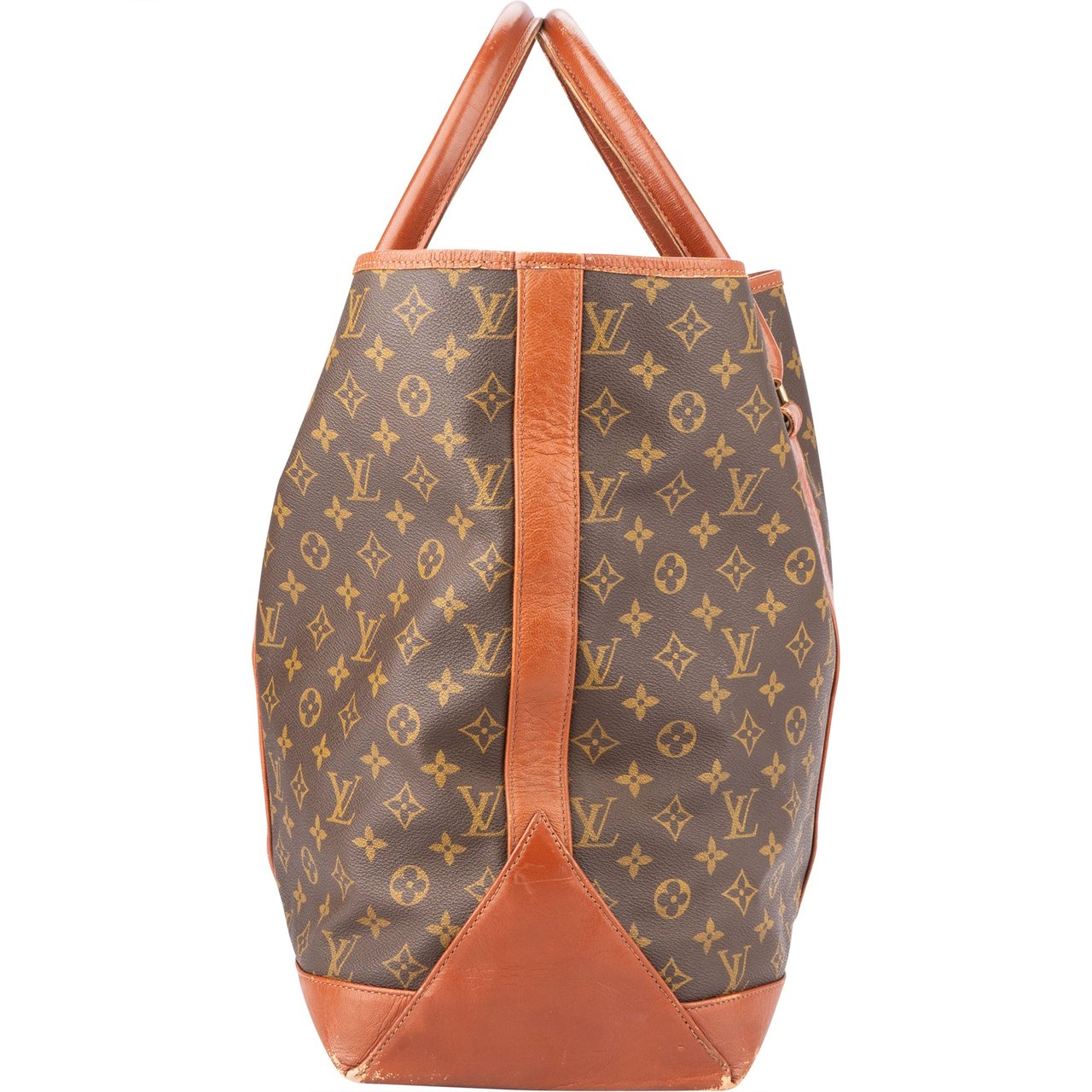Louis Vuitton Louis Vuitton Canvas Monogram Sac Weekend GM Handbag Bruin