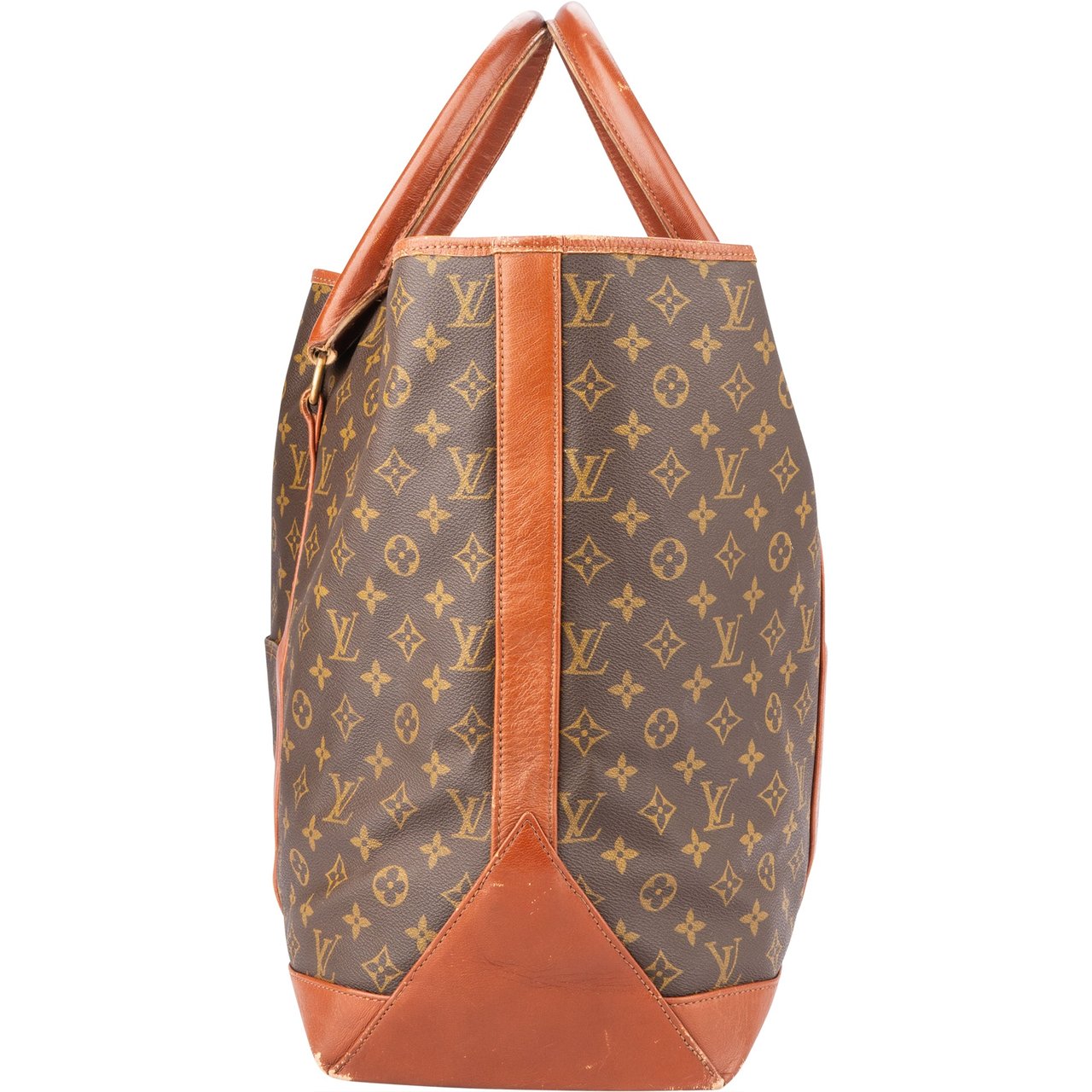 Louis Vuitton Louis Vuitton Canvas Monogram Sac Weekend GM Handbag Bruin