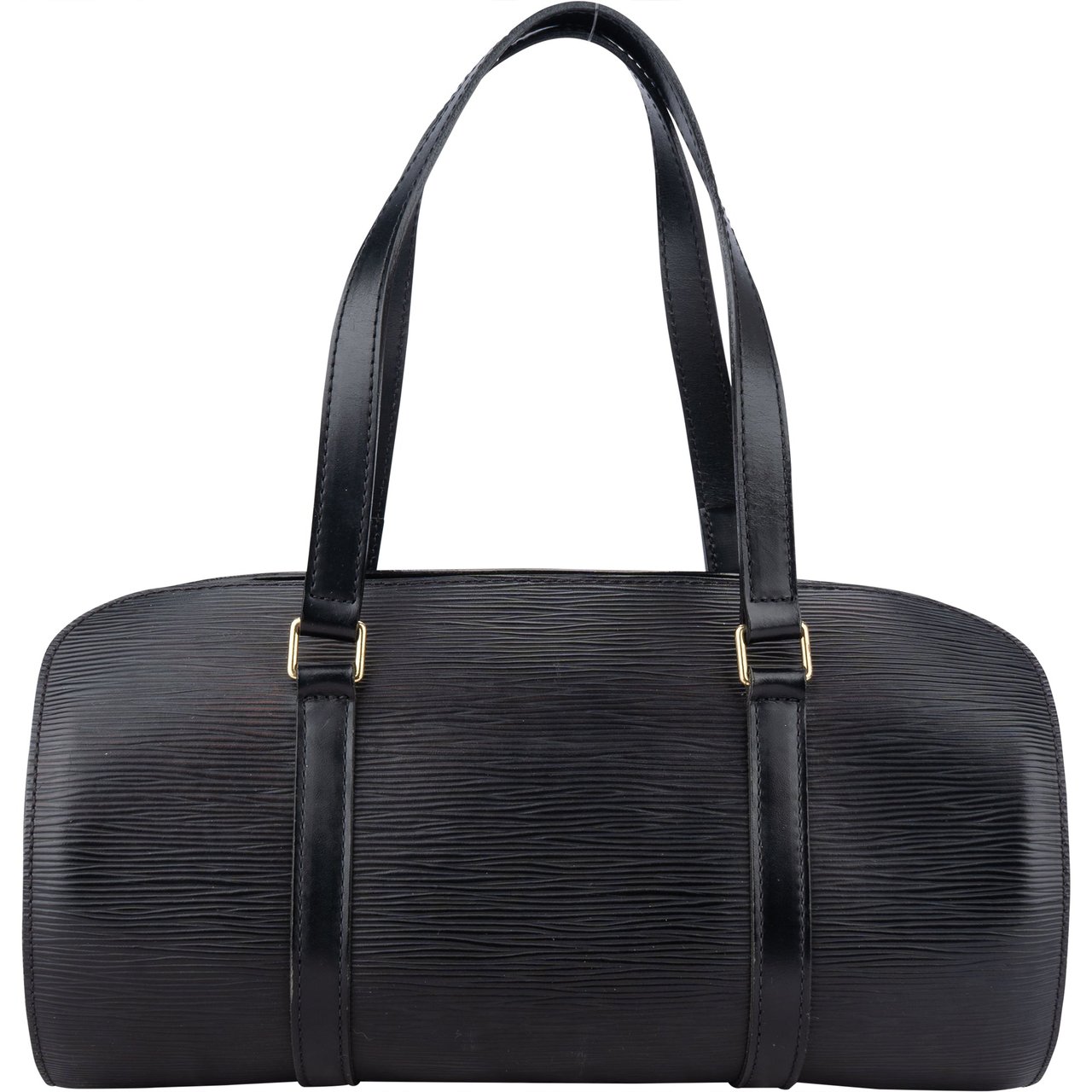 Louis Vuitton Louis Vuitton Noir Epi Leather Soufflot Handbag Divers