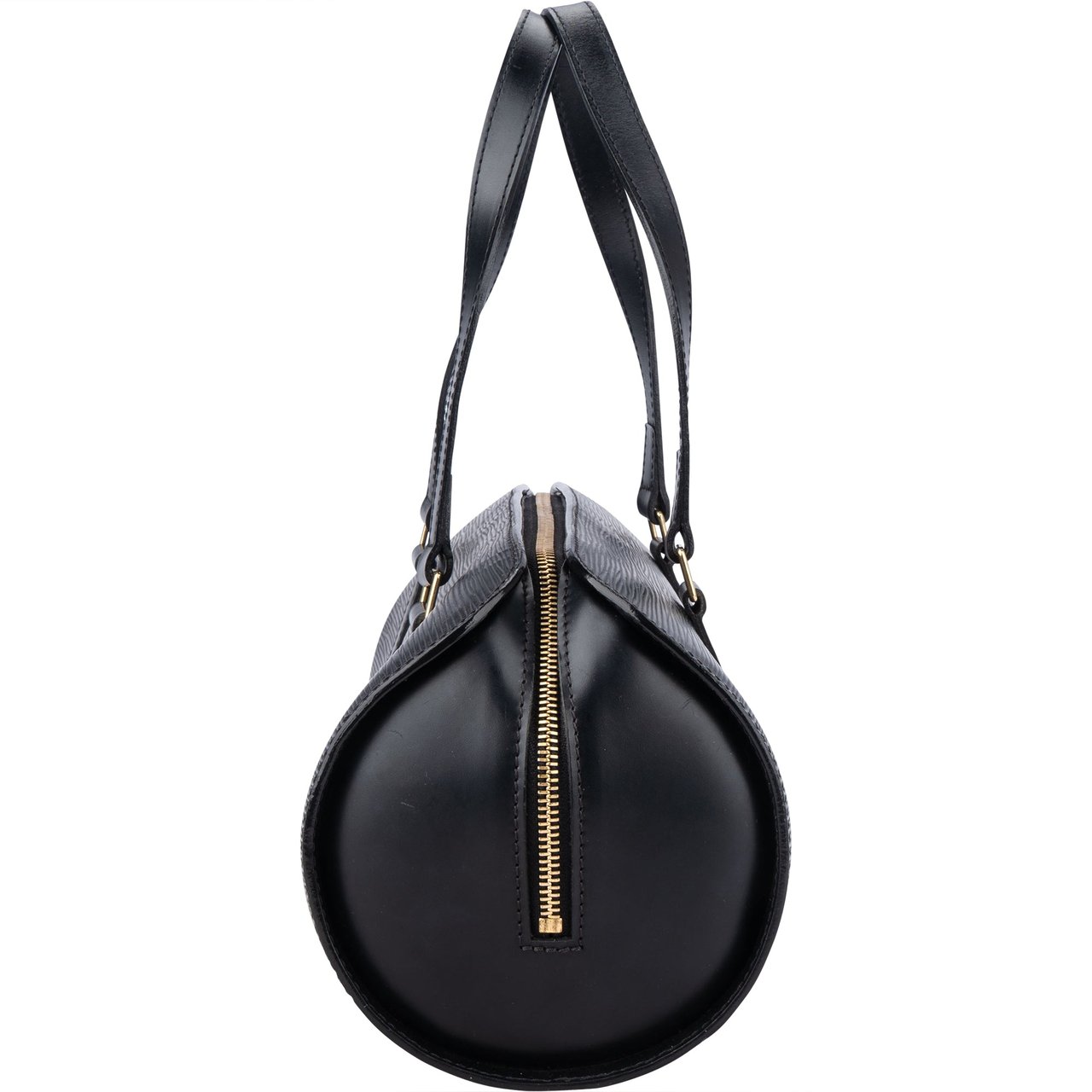 Louis Vuitton Louis Vuitton Noir Epi Leather Soufflot Handbag Divers