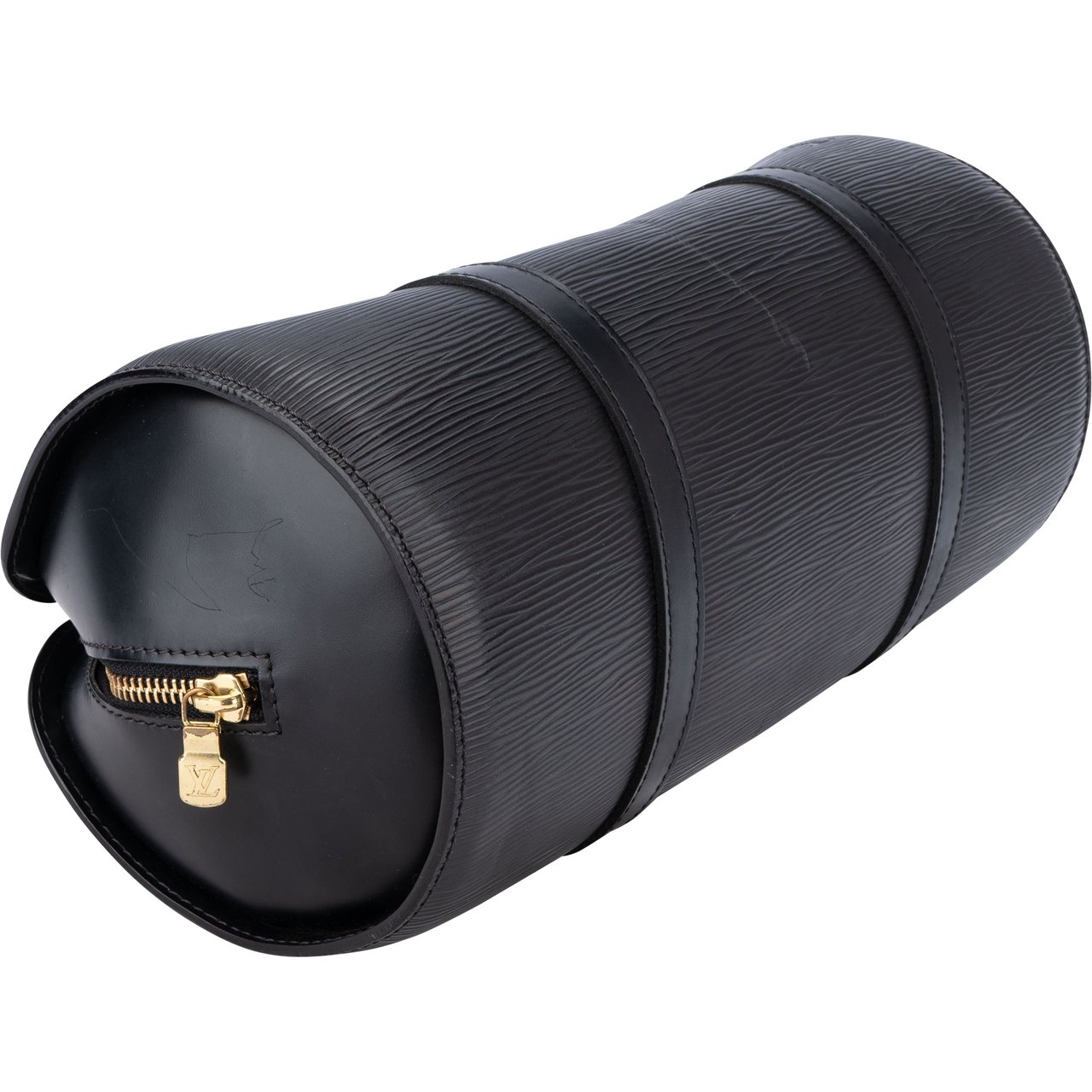 Louis Vuitton Louis Vuitton Noir Epi Leather Soufflot Handbag Divers