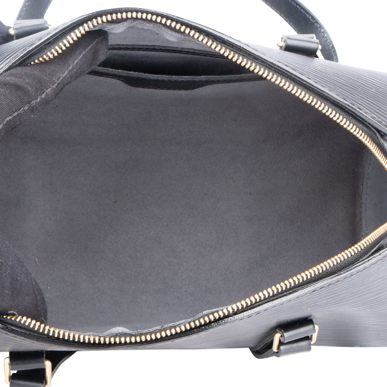 Louis Vuitton Louis Vuitton Noir Epi Leather Soufflot Handbag Divers