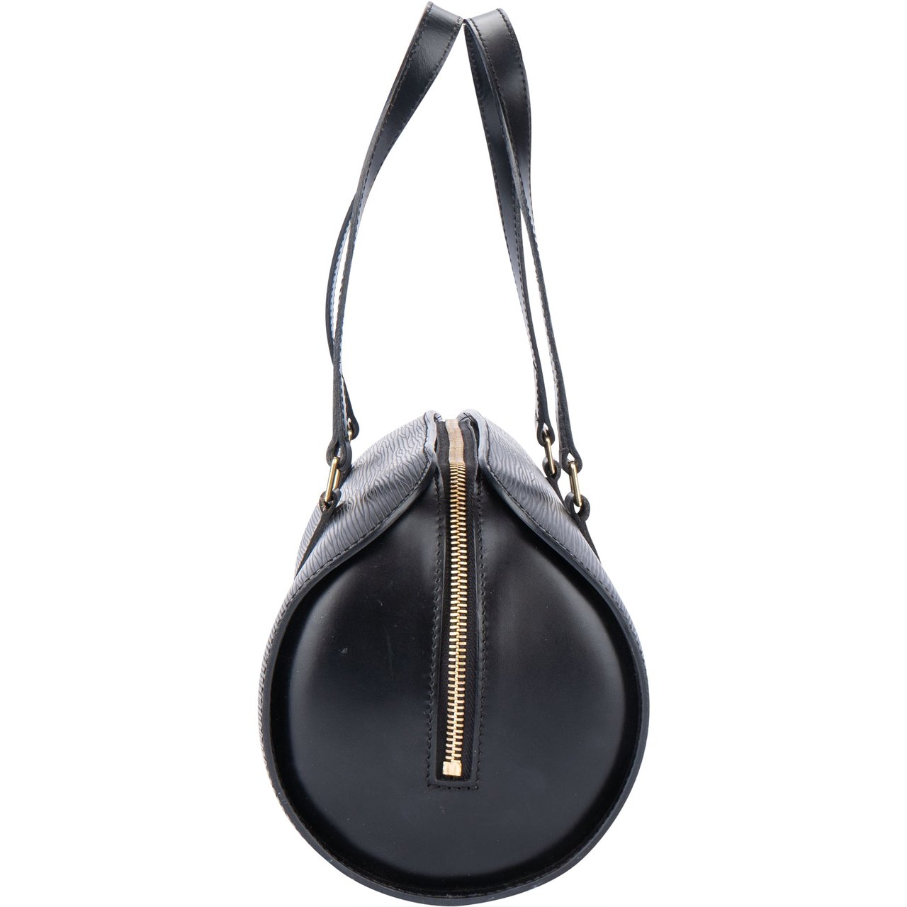 Louis Vuitton Louis Vuitton Noir Epi Leather Soufflot Handbag Divers