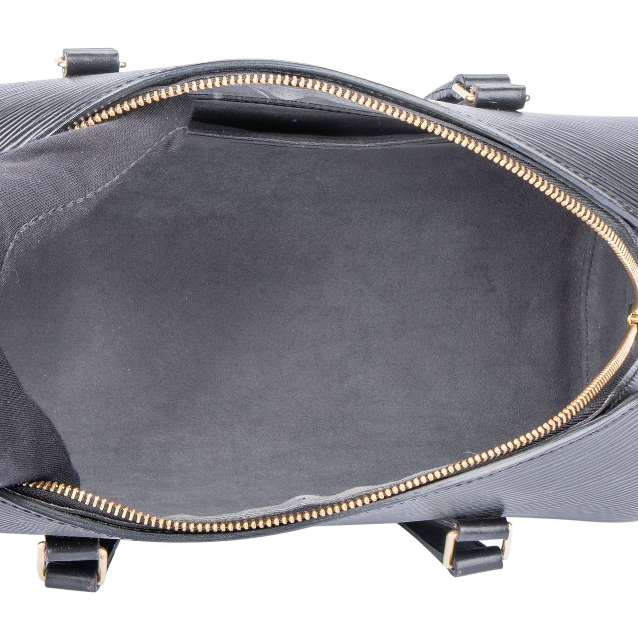 Louis Vuitton Louis Vuitton Noir Epi Leather Soufflot Handbag Divers