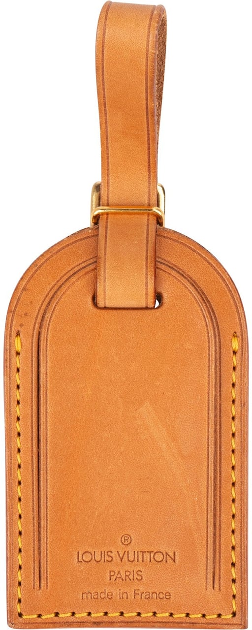 Louis Vuitton Louis Vuitton Vachetta Leather Luggage Tag Bruin